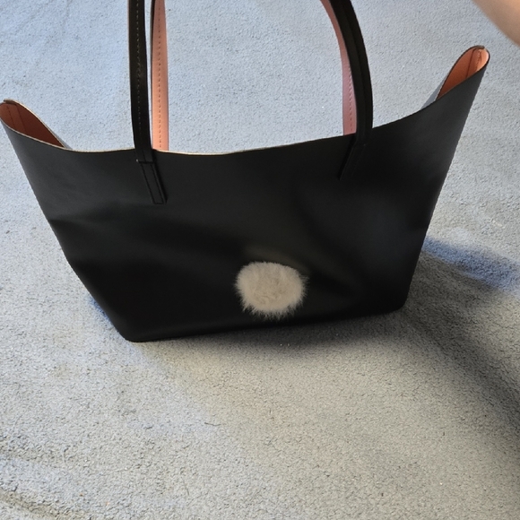 Kate Spade Black and Pink Bunny Tote With Matching Wallet - Picture 4 of 10